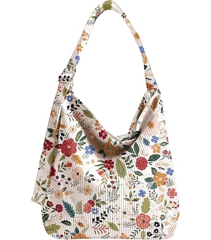 Amazon.com: Jasmine Flower Embroidery Art Print Tote Bag